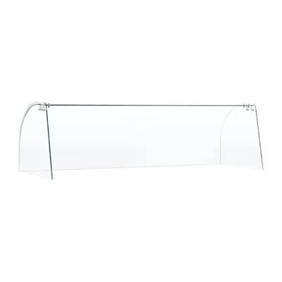 Curved Glass Sneeze Guard Assembly for CT395