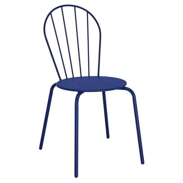 Bolero Adeline Side Chair Dark Navy, (Set 4