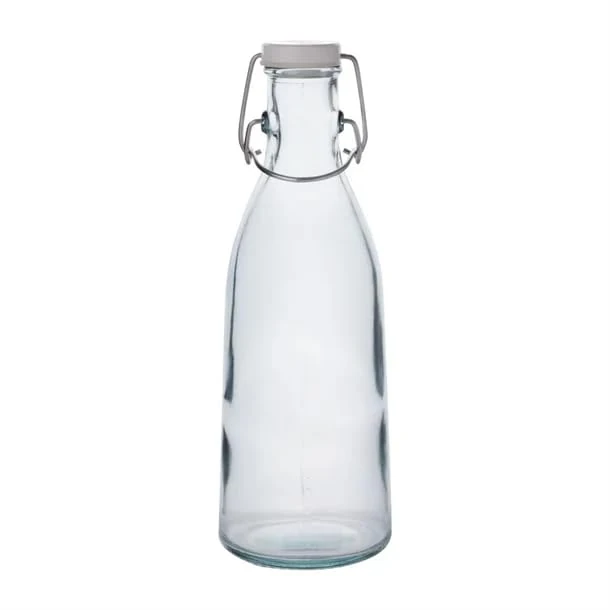Olympia Recycled Glass Swing Top Bottle - 1Ltr (Box 6)