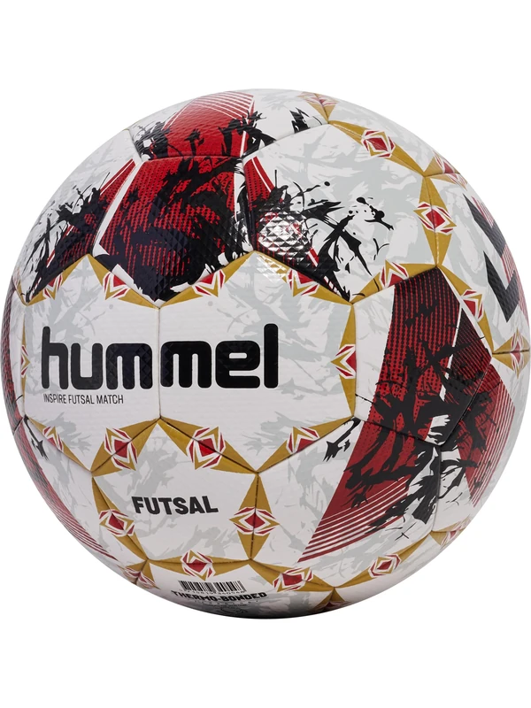 Hummel Hmlinspire Futsal Match FB, Chestnut Brown, White, Gold, 4 - Image 1