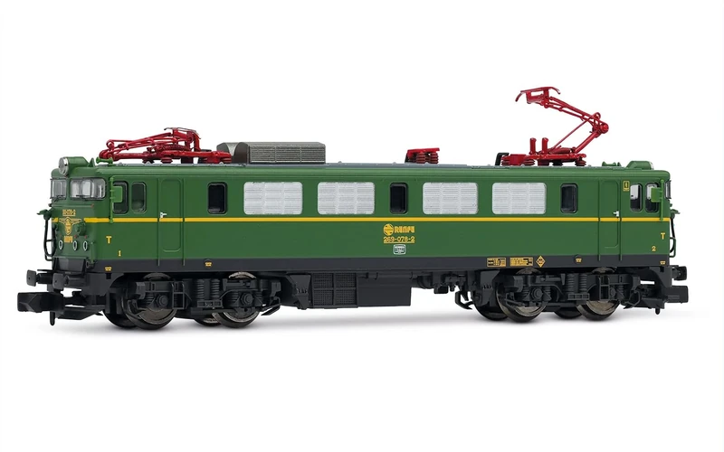 Arnold HN2608S RENFE, electric locomotive class 269, green/yellow livery, ep. IV, with DCC Sound Decoder Electric Locomotive