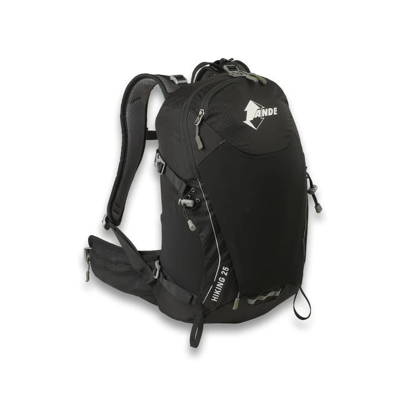 Ande Hiking Backpack 25 Litres – Technical and Breathable for Hiking, Black, Taglia unica, Sporty - Image 1