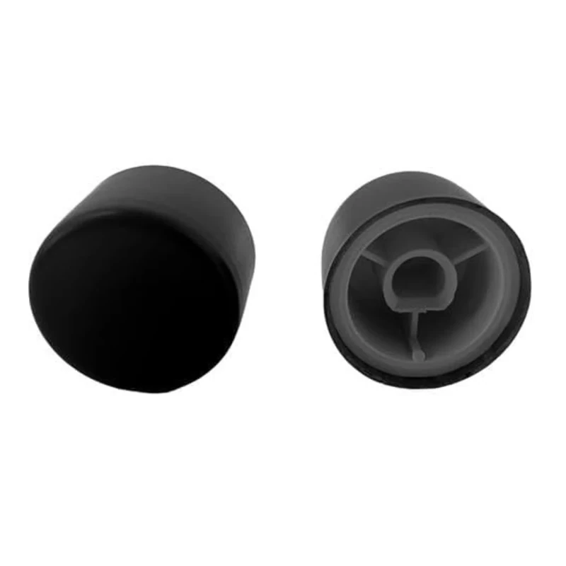 Replacement Dimmer Switch Knob - Spare Universal Knob for D-shaped spindles (2, Matt Black) - Image 1