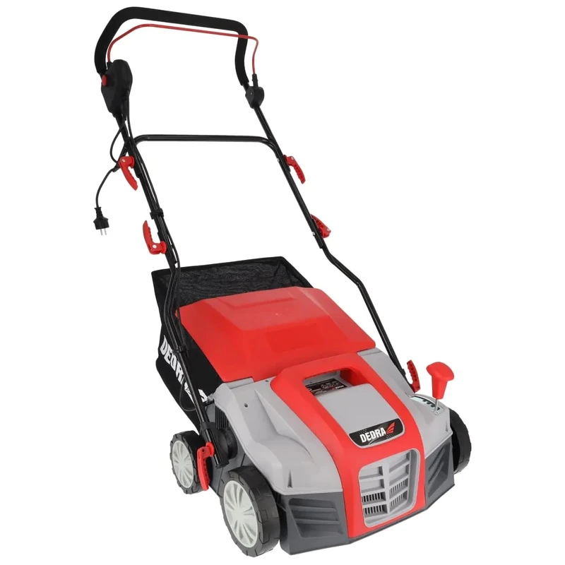 Dedra Electric Scarifier Aerator 2000 W, Working Width 40 cm, Tray 55 L, Adjustable 5 Positions, Roller Scarifier and Aerator, Lawn Care