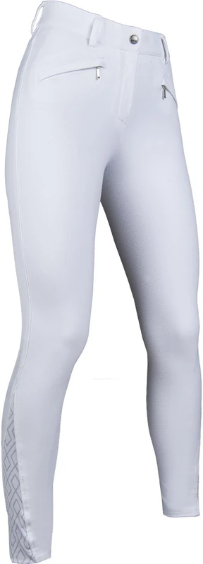 HKM Women's Della Sera Competition Cm Style Riding Breeches, White, 26