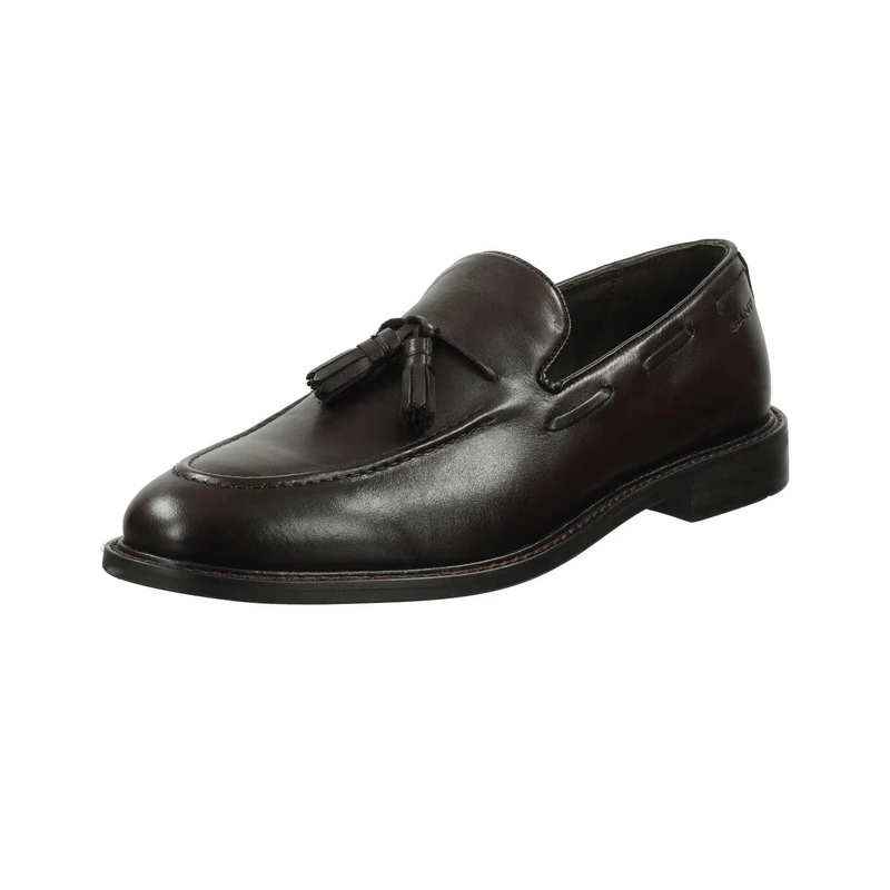 GANT Men Lozham Sneaker, Dark Brown, 12 UK