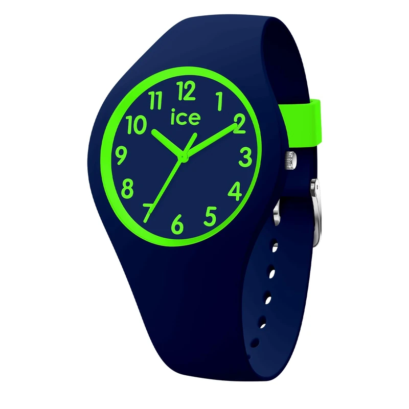 ICE-WATCH - ICE Ola Kids Dino - orologio da Ragazzo blu con cinturino in Silicone - 024805 (Piccolo)