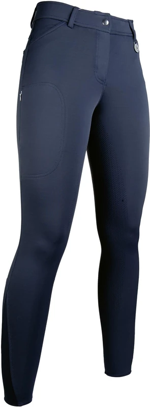 HKM Women's Della Sera Cm Style Silicone Full Seat Riding Breeches, Deep Grey, 34