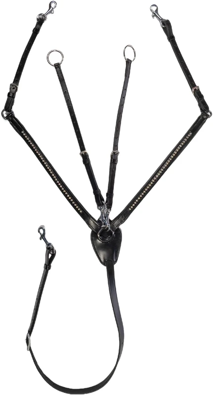 HKM Dana Breastplate Black Cob