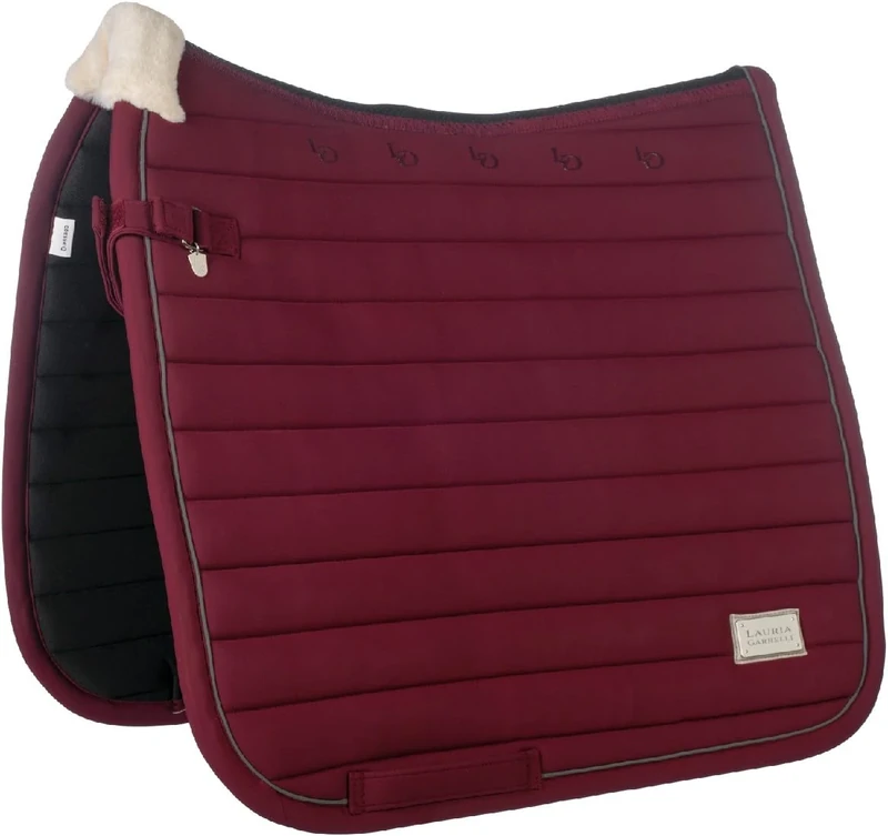 HKM Livigno Elegance Saddle Cloth Bordeaux Dressage