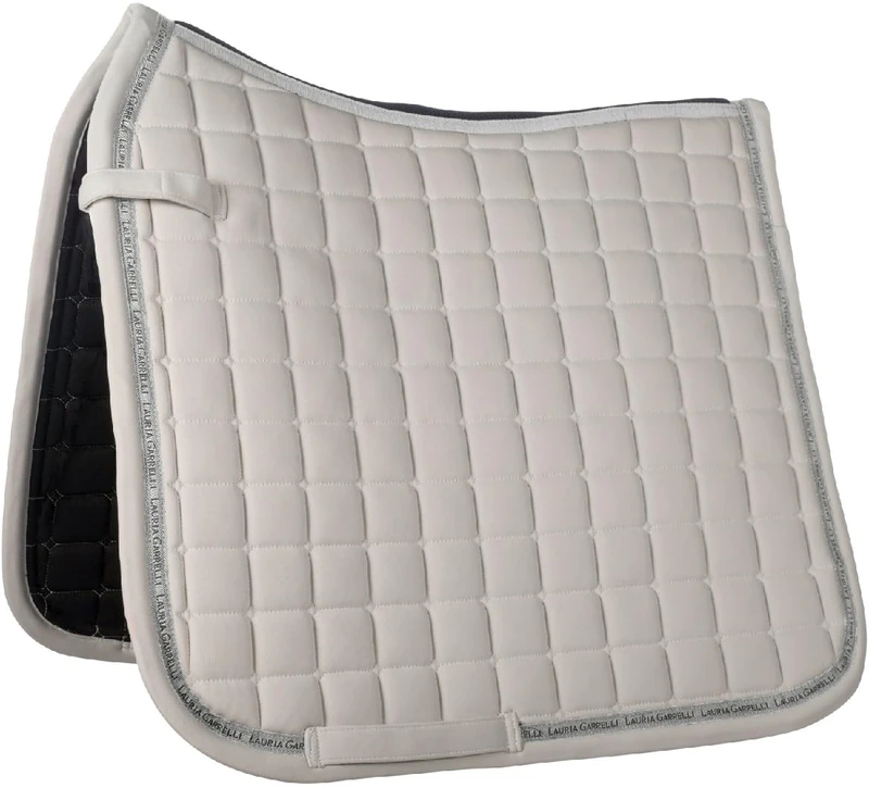 HKM Livigno Sportive Saddle Cloth Stone Grey Pony Dressage