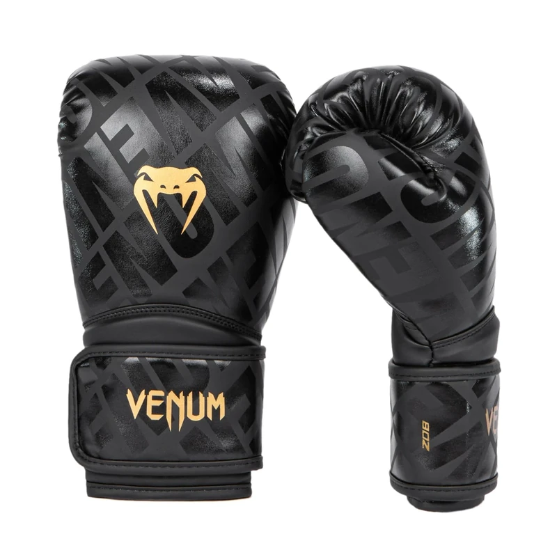 Venum Contender 1.5 XT Kids Boxing Gloves - Black/Gold - 4 Oz