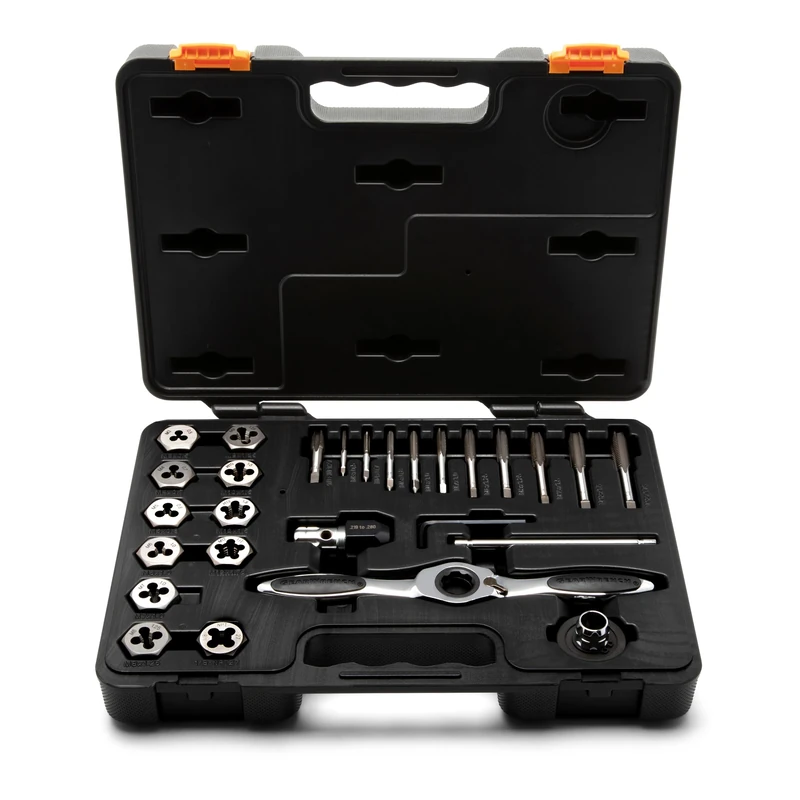 GEARWRENCH 27 Piece Metric Ratcheting Tap & Die Set | 82814