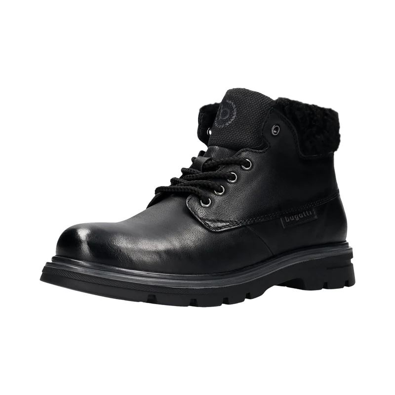 bugatti Men's Boots, 323-AV650, Black, 43, black, 9 UK