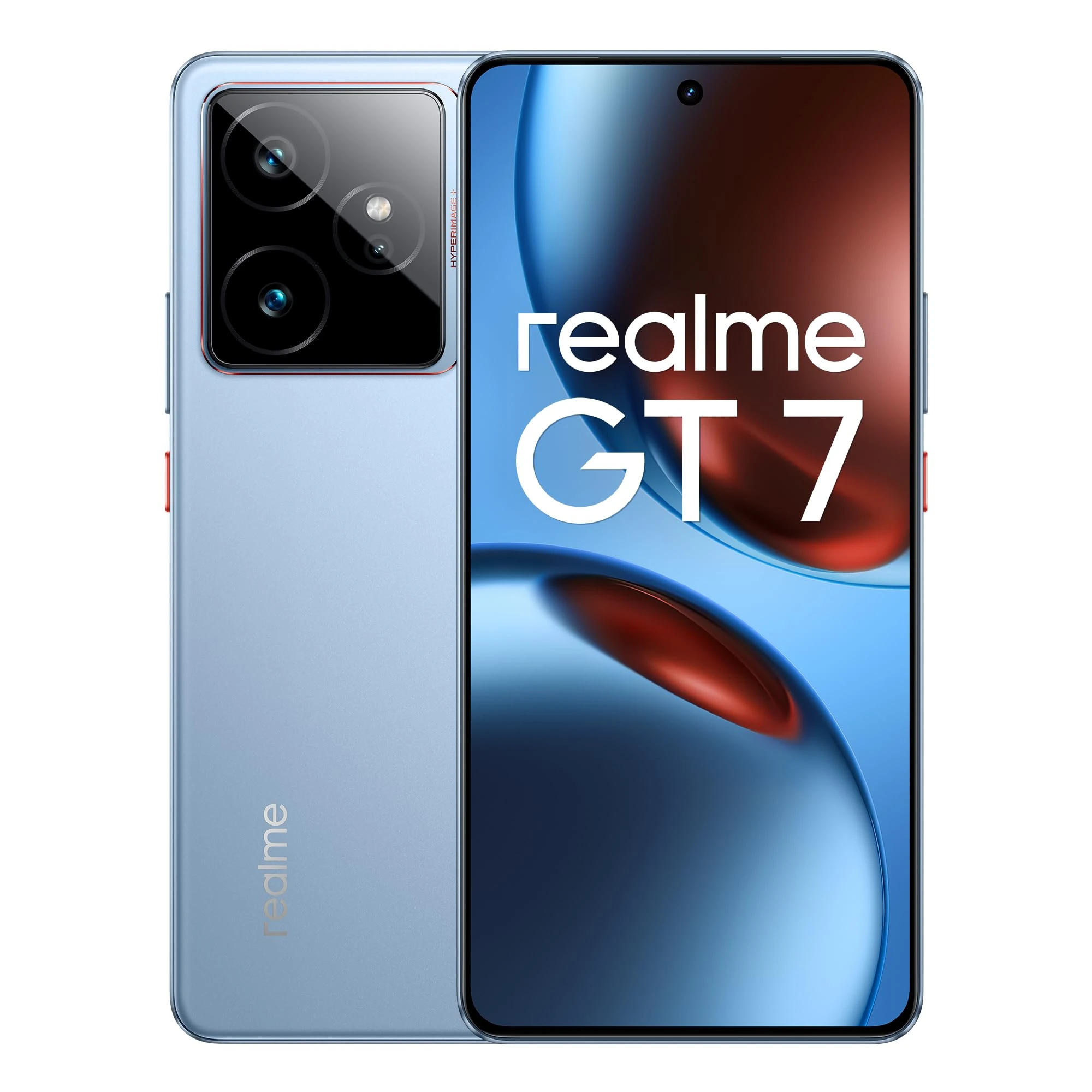 realme GT7 Mobile Phone 12+512GB 5G Smartphone, MediaTek Dimensity 9400e, 7000mAh Battery with 120W Quick Charge, 50MP AI Travel Snap Camera, 6.78-Inch 1.5K 120Hz Display, Dual SIM NFC, Blue