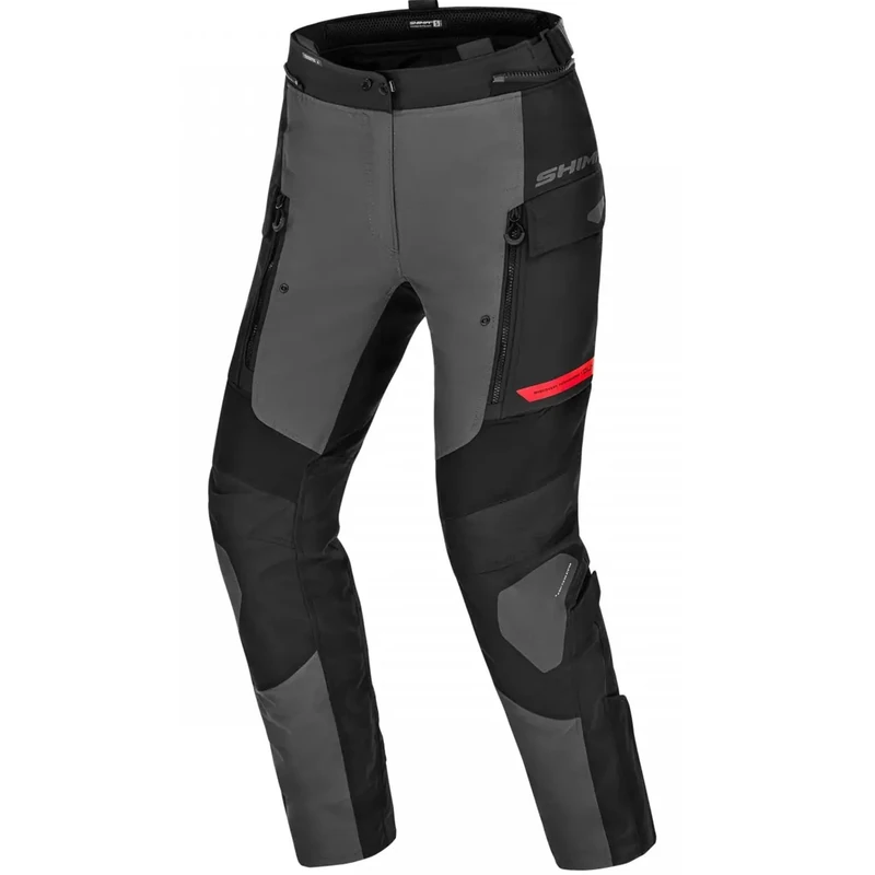 SHIMA Dune Motorcycle Trousers for Women GFLEXX Knee Protectors Motorbike Armoured Motorbike Suit Lightweight Protective Ventilated Reinforced Armored Bike (Womens Trousers, Red, M)