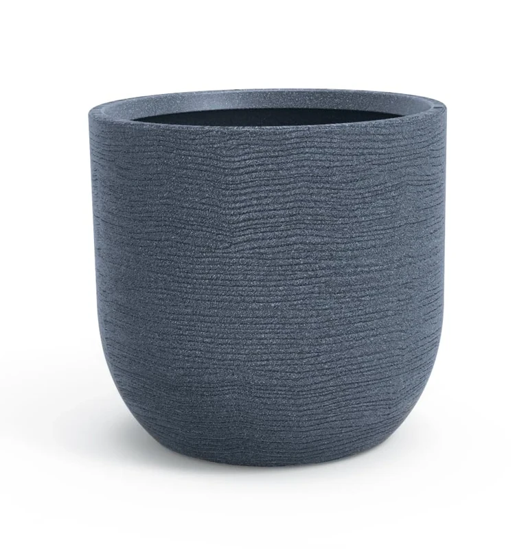 Stewart Decorative Planter, Millstone Grey, Medium