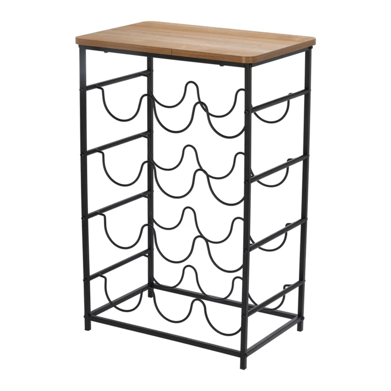 WELL HOME MOBILIARIO & DECORACIÓN Compact and lightweight wine rack 40x26x60cm - stylish bottle display organizer