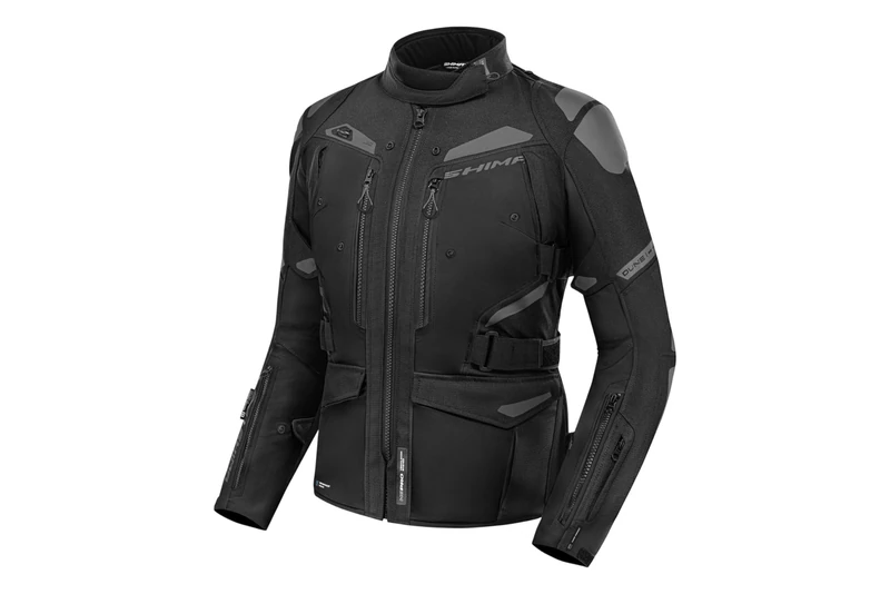 SHIMA Dune Motorbike Jackets for Women GFLEXX Back Protector Elbows Shoulders Armour Riding Motorcycle Jacket Summer Winter Bikers Waterproof Lightweight Armoured Motorcycles (Womens, Black, S)