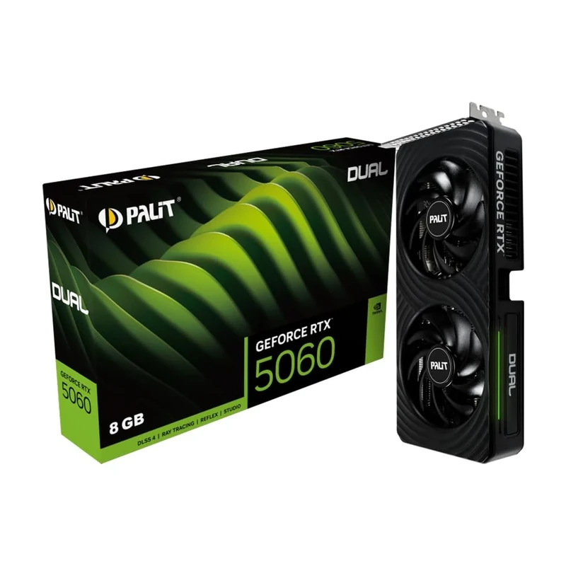 Palit GeForce RTX5060 Dual 8GB 128Bit GDDR7 NE75060019P1-GB2063D