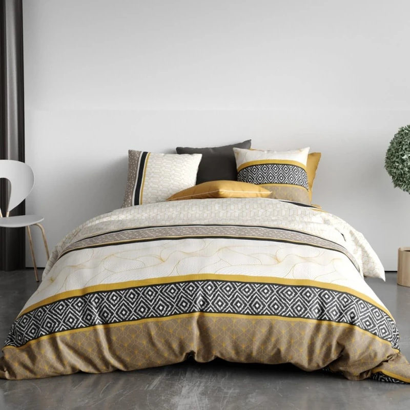 Carioca Duvet Cover 260 x 240 cm + 2 Pillowcases Cotton 57 Thread Count - Image 1