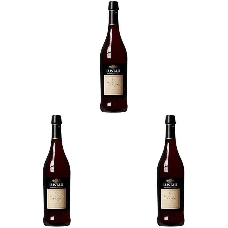 Lustau Los Arcos Dry Amontillado Sherry, 75 cl (Pack of 3)