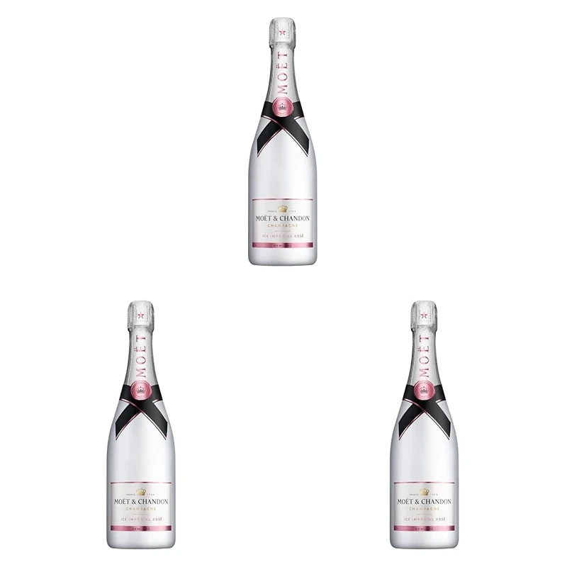 Moët & Chandon Ice Impérial Rosé Champagne, 75 cl (Pack of 3)