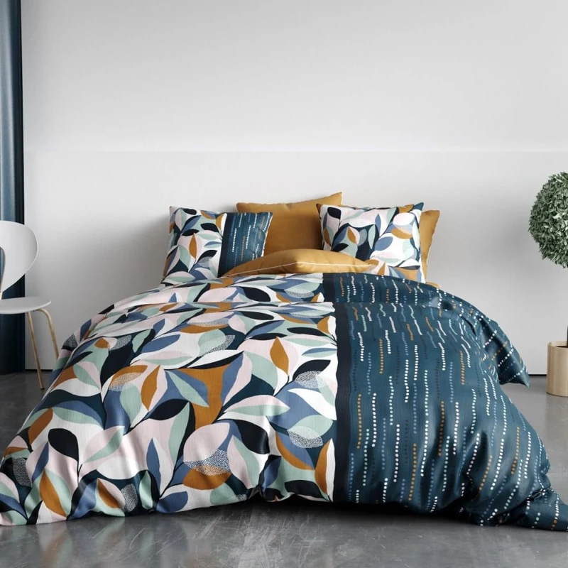 Floris Duvet Cover 240 x 220 cm + 2 Pillowcases Cotton 57 Thread Count