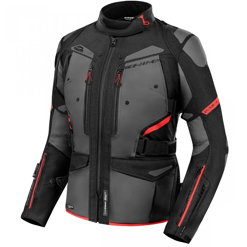 SHIMA Dune Motorbike Jackets for Women GFLEXX Back Protector Elbows Shoulders Armour Riding Motorcycle Jacket Summer Winter Bikers Waterproof Lightweight Armoured Motorcycles (Womens, Black, XL)
