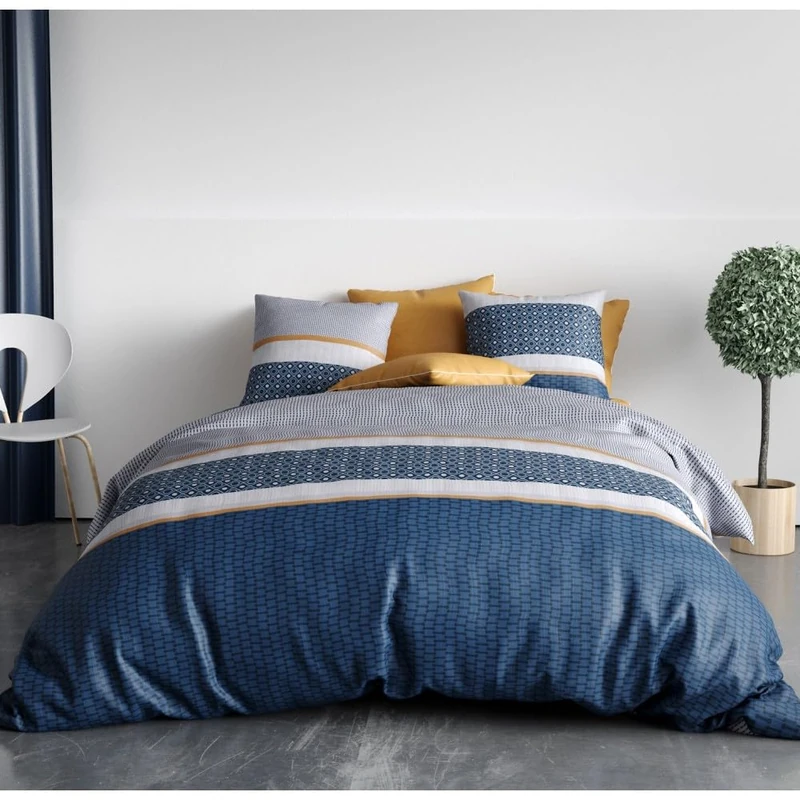 Zante Duvet Cover 260 x 240 cm + 2 Pillowcases Cotton 57 Thread Count