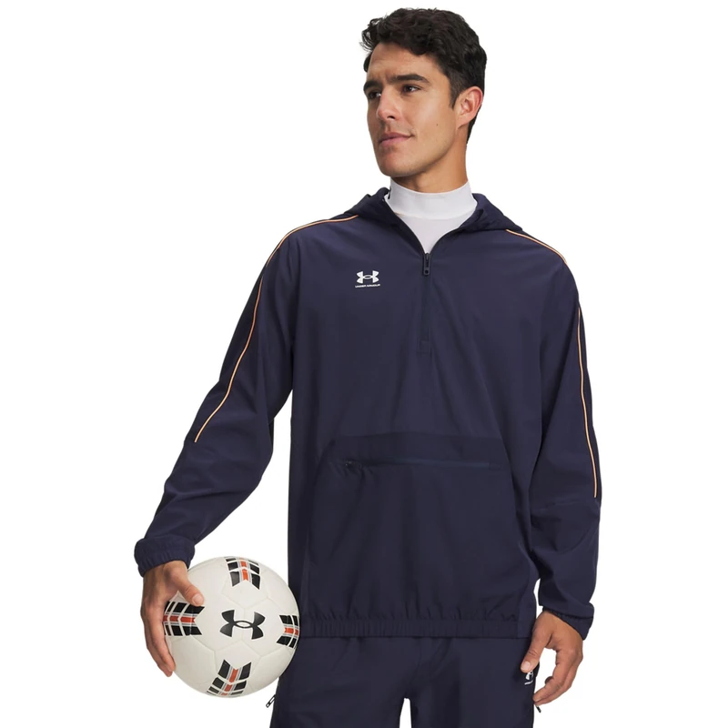 Under Armour UA M Challenger Warmup Jkt - Midnight Navy / / White - SM
