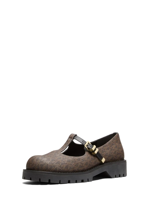 Michael Kors DARRINGTON Mary Jane Brown BLK Women, UK 5.5 - Image 1