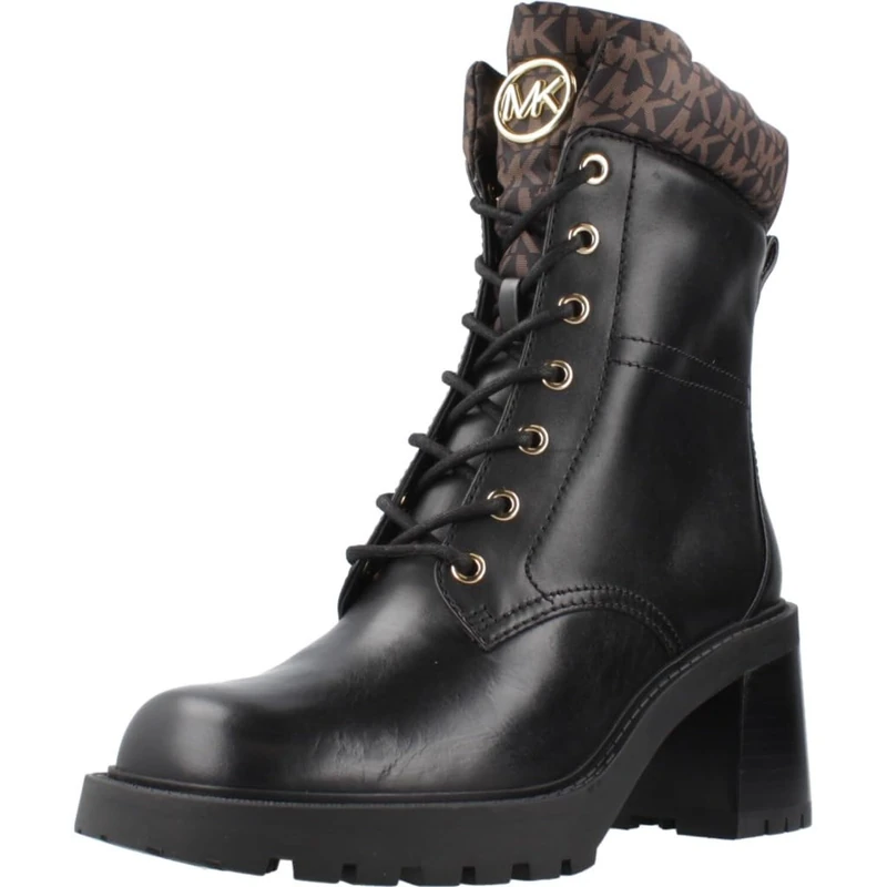 Michael Kors CADE HEELED BOOTIE BROWN BLK Women, UK 6