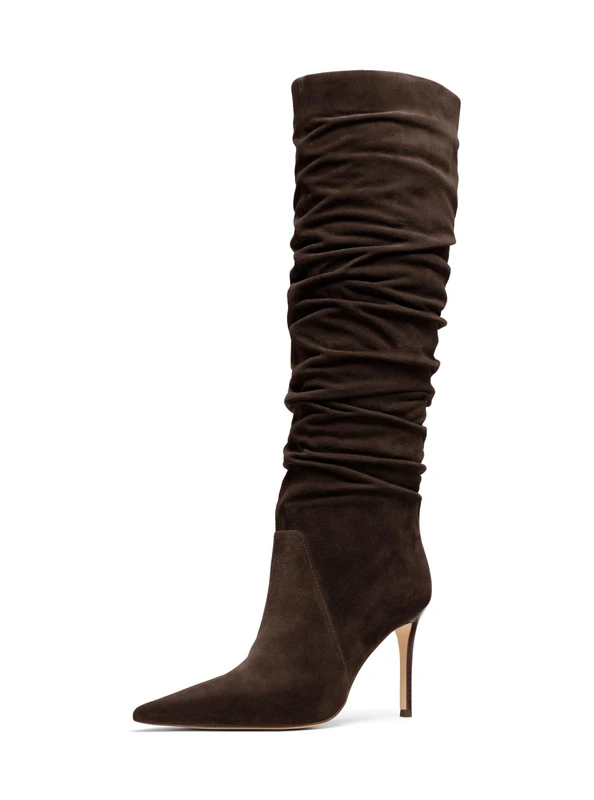 Michael Kors DAWN HEELED BOOT CHOCOLATE Women, UK 5