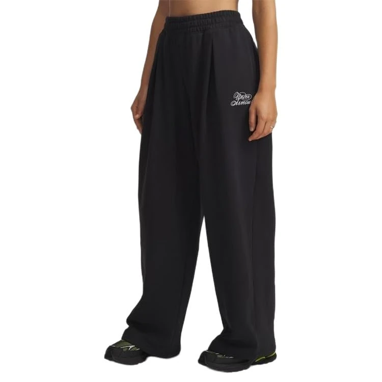 Under Armour Rival Fleece Script Pt - Black / / White - MD