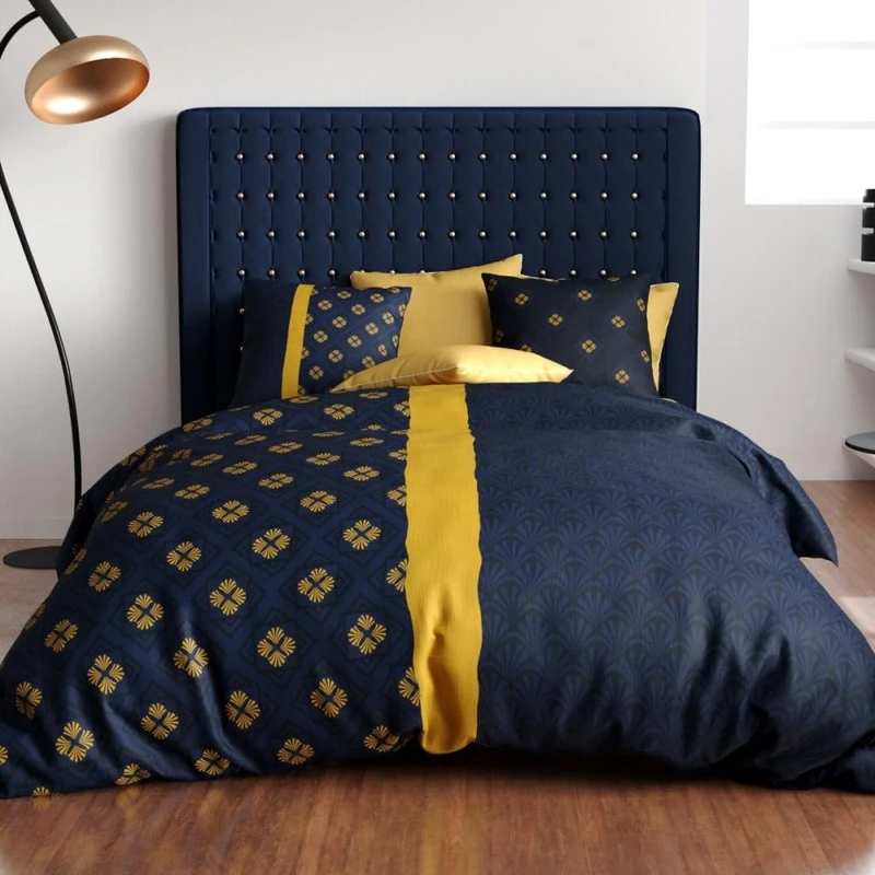 Duvet Cover 260 x 240 cm Nile + 2 Pillowcases Cotton 57 Thread Count