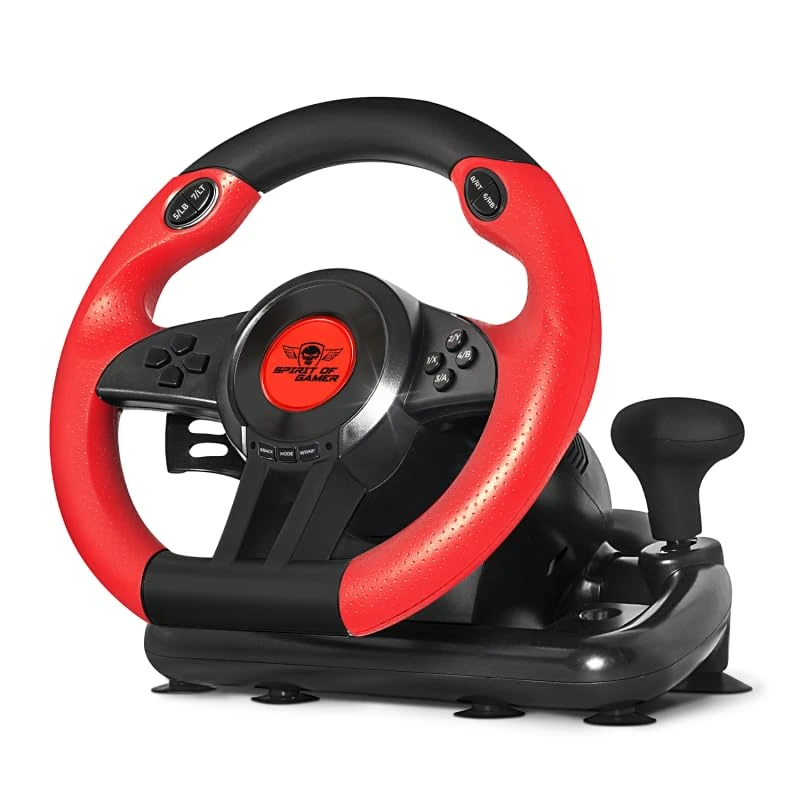 Race Wheel Pro Racing Steering Wheel with Pedals and Gearbox