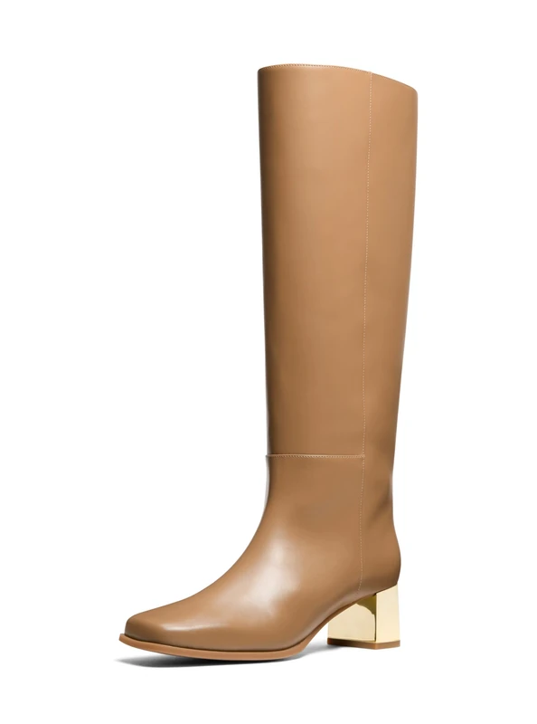 Michael Kors MATILDA MID HEEL BOOT HUSK Women, UK 7