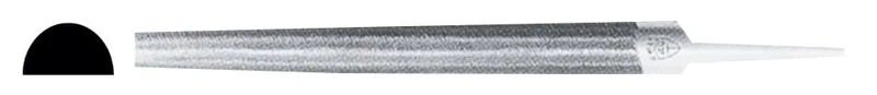 Mechanic's File for Soft Metals, Half Round, Ideal for fine finishes and Precision Work in Carpentry and metalwork.