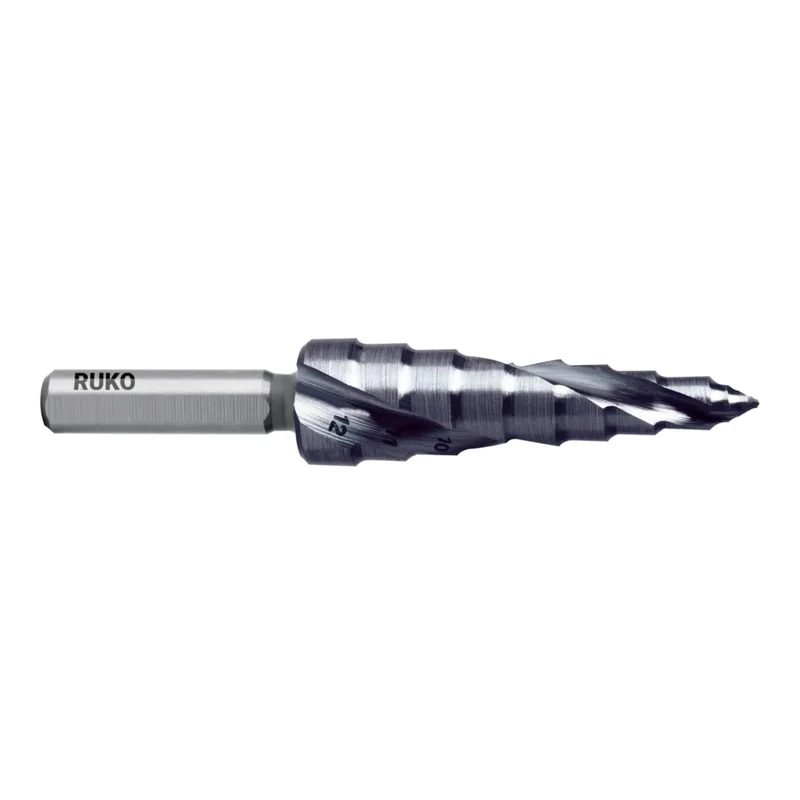 HSS Step Drill Bit with FLOWSTEP® Technology for Precise Drilling in Various Materials.Ideal for DIY and Construction Projects.