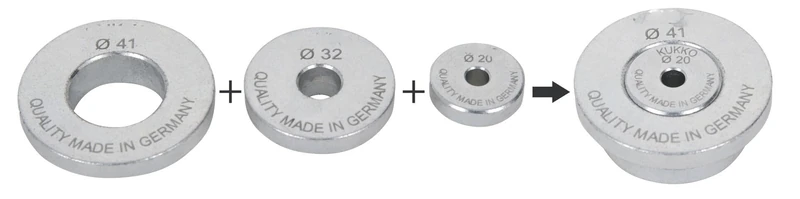 Set of 7 Pressure Pieces, Made of Durable Material, Ideal for Sealing, Fixing and securing Various Projects. - Image 1