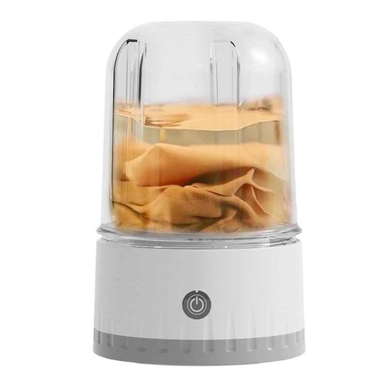 Compact Cloth Spinner - Laundry Bin, Manual Clothes Cleaner | Compact Washing Device, Foldable Spin Machine, Portable Wireless Silent Underwear Washing Machine For Travel Apartment Camping Dormitory