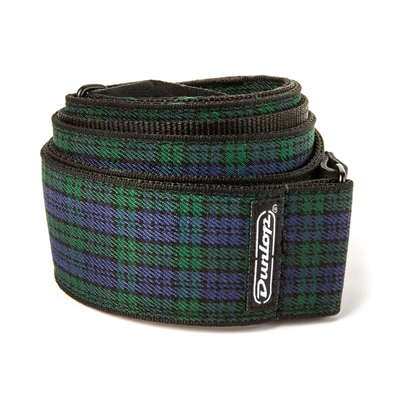 Dunlop Jacquard Black Watch Plaid Guitar and Bass Strap (D6731)