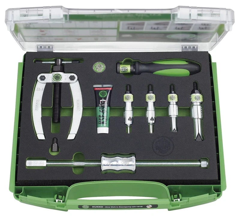 Inner Bearing Puller Kit with Bridge and Slide Hammer Ideal for Machinery Maintenance and Repair