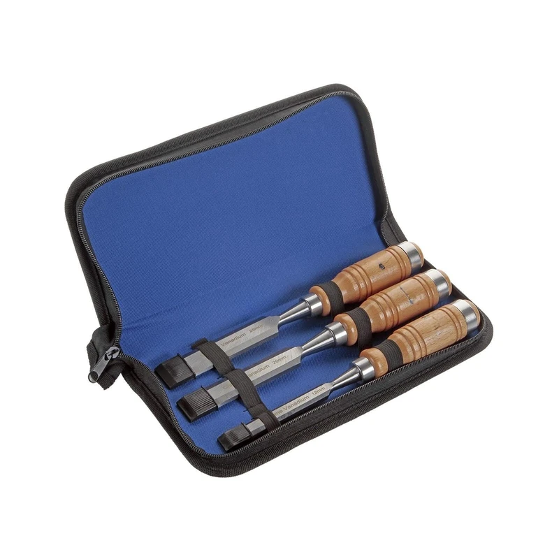Set of 3 Moulds with Wooden Handle, Made from Durable Material, Ideal for Baking and Cake Decoration. - Image 1