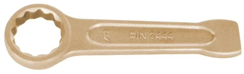 Flat Star Wrench D Strike 34mm Cu-BE - High Strength Tool for loosening and Adjusting Nuts in Mechanical Work.