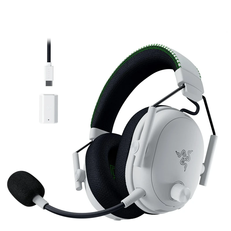 Razer BlackShark V3 Pro XBOX S|X - Wireless e-sports headset with ANC - Active noise cancellation - TriForce 50mm drivers - HyperSpeed 2,4 GHz & Bluetooth - Game/chat balance - Xbox/PC | White