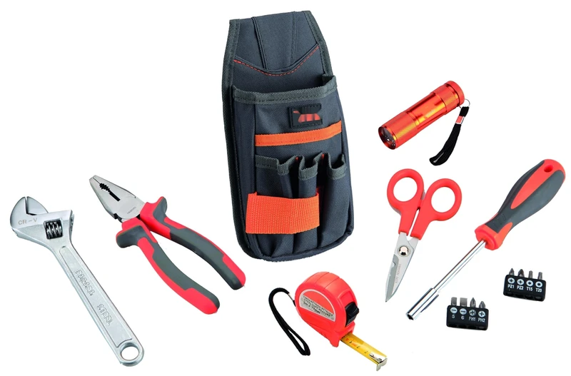 Nylon Belt Bag, 15 Pieces, Strong and Durable, Ideal for ORGANIZING and Carrying Tools and Accessories. - Image 1