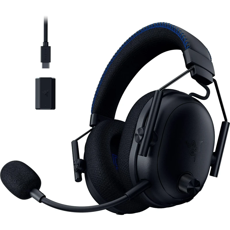 Razer BlackShark V3 Pro for PlayStation - Wireless Active Noise Cancellation Esports Headset ANC - TriForce 50 mm Drivers - HyperSpeed 2,4 GHz - THX Spatial Audio - PS5/PC | Black