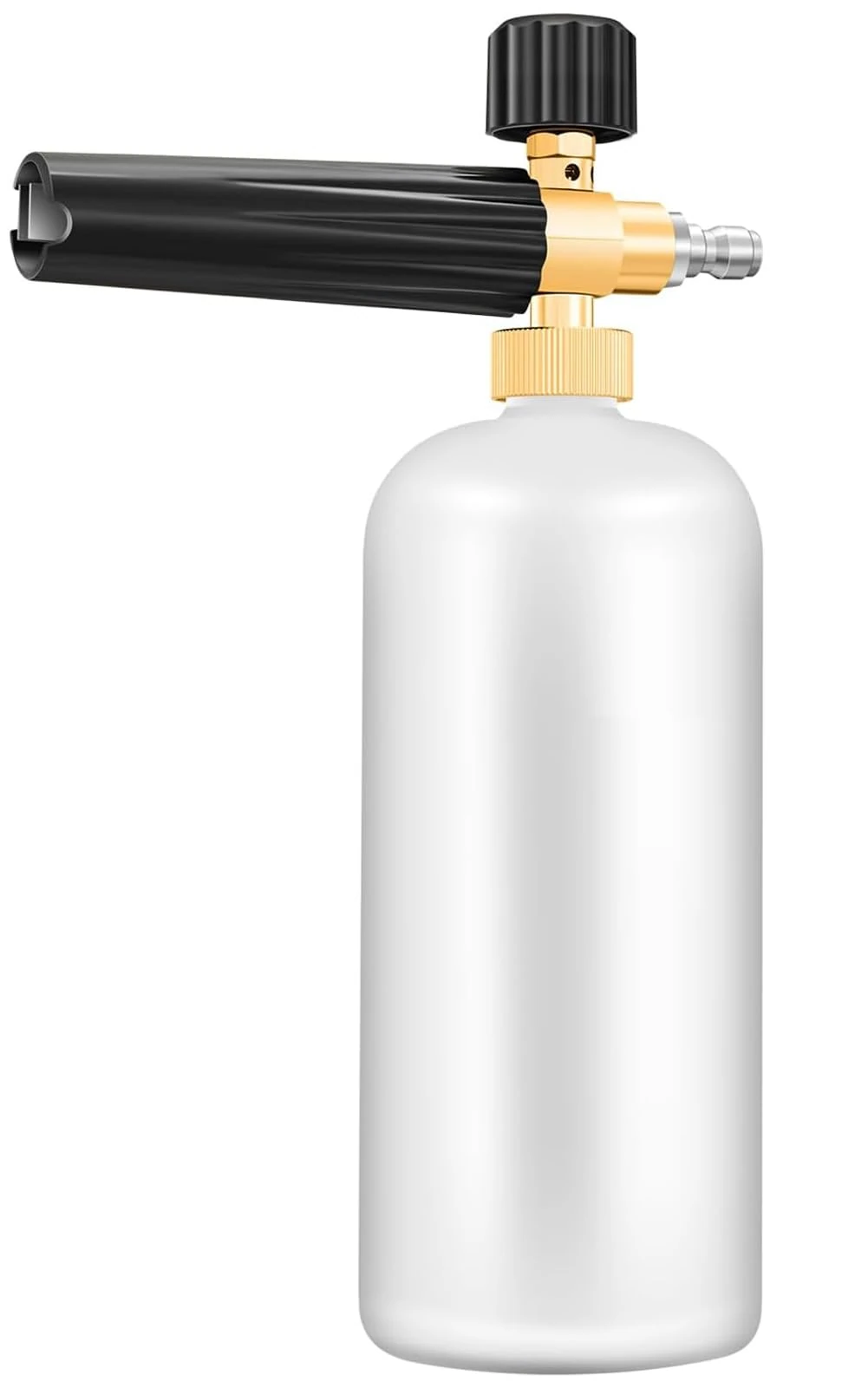 1000ML Snow Foam Lance, with 1/4” Standard Quick Connector Quick Release Snow Foam Bottle for Pressure Washer Gun, Adjustable Snow Foam Gun for Most Pressure Washers